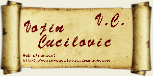 Vojin Čučilović vizit kartica